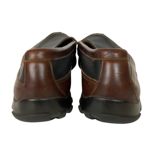 Allen Edmonds Boulder Mens Leather Driving Moccasins Size 14 D Brown Black - Picture 4 of 9